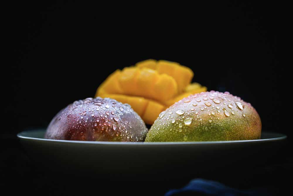 karamellisierte Mango